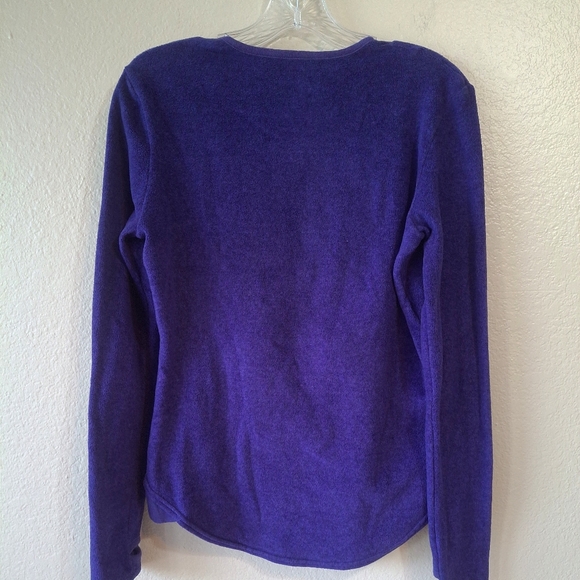 Cuddle Duds Warm Layer Fleece Long Sleeve Thumb Holes Purple XS - Picture 8 of 10